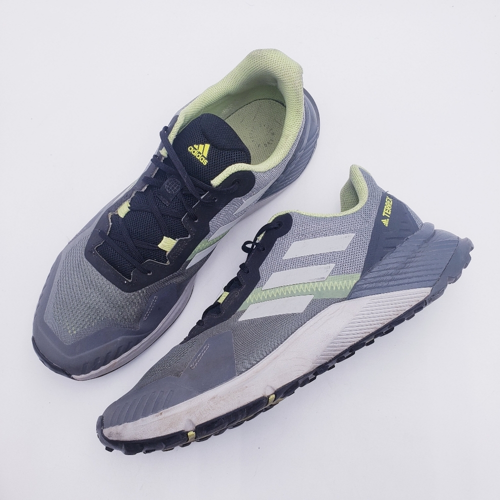 Adidas Men's Size 11 Terrex Solestride Trail Running Shoes GZ9034 Response Green